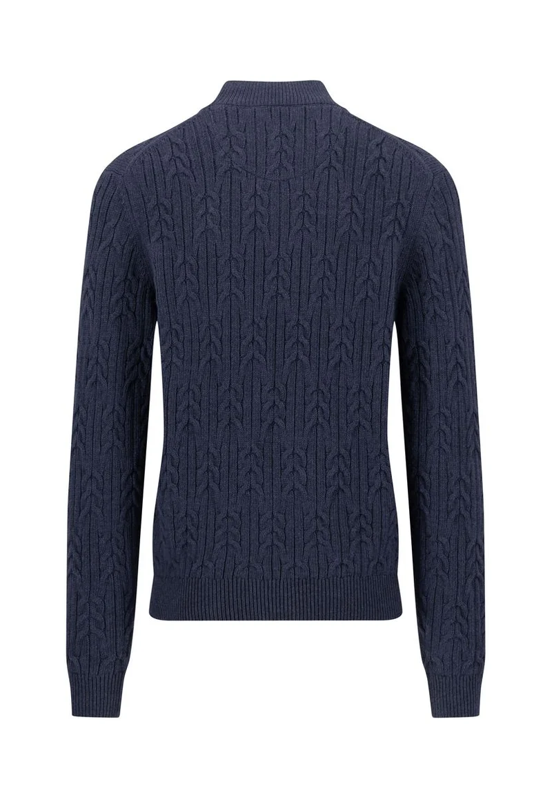 Zip Troyer, Soft Knit Cable*RWS