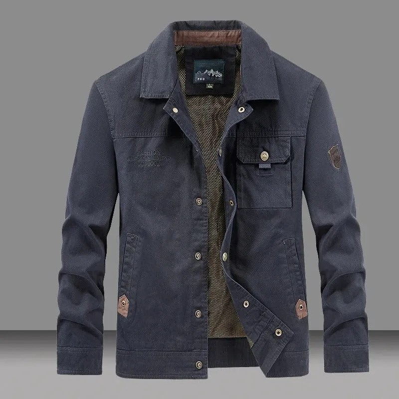 Cotton Windbreaker Jacket