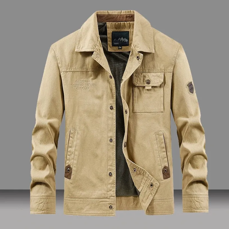Cotton Windbreaker Jacket