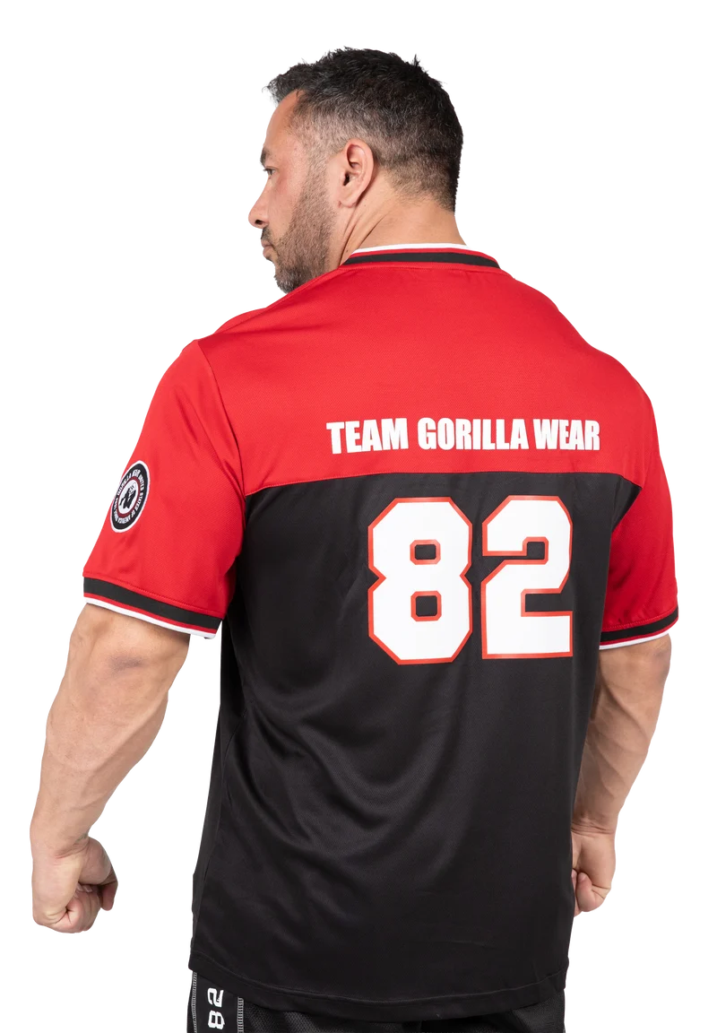 Trenton Football Jersey - Black/Red