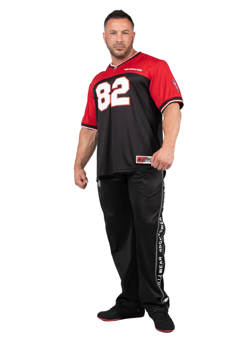 Trenton Football Jersey - Black/Red
