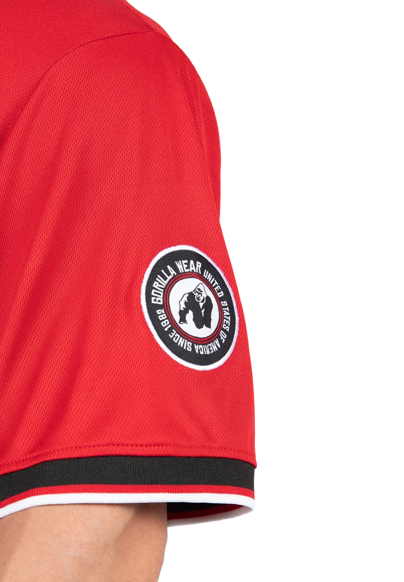 Trenton Football Jersey - Black/Red