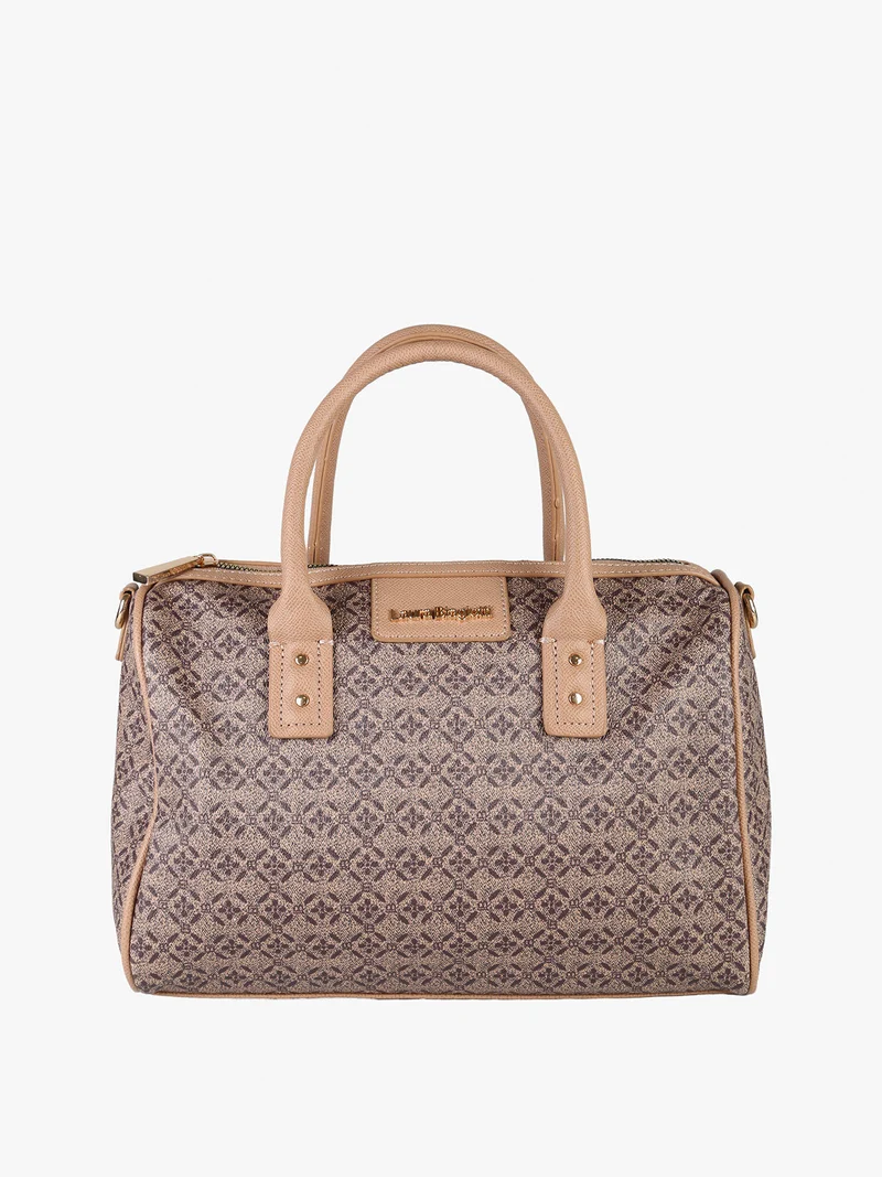 Borsa a bauletto da donna in ecopelle - taupe