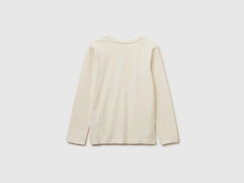 T-Shirt mit Strass-Applikation