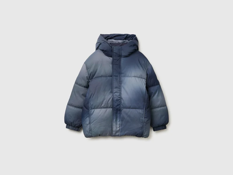 Wattierte Jacke aus schattiertem Nylon