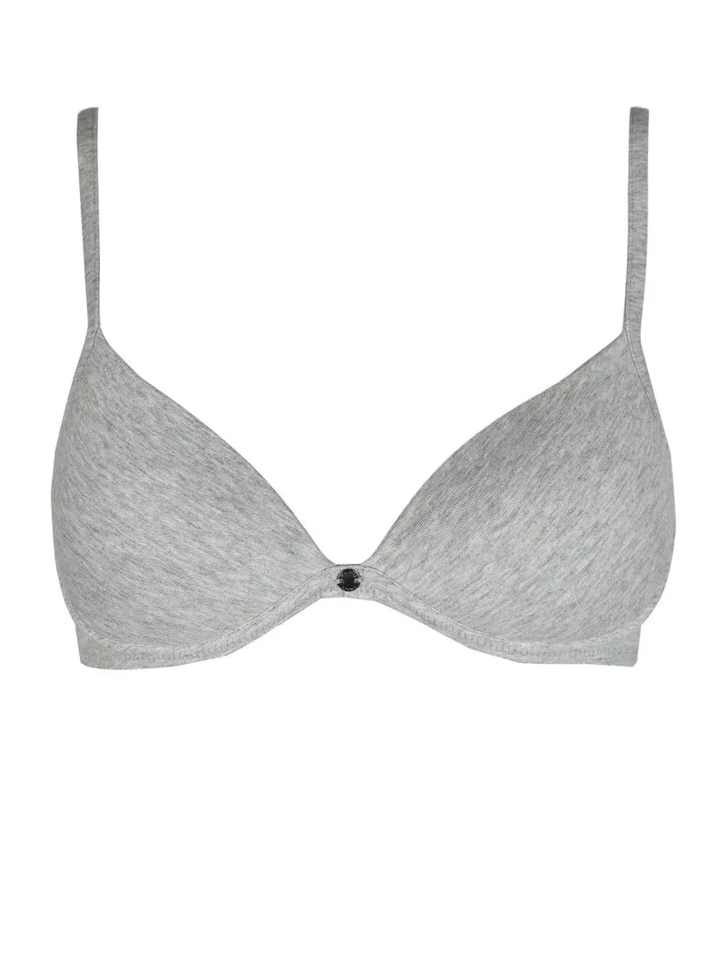 Reggiseno a triangolo in cotone DISCO coppa B - grigio