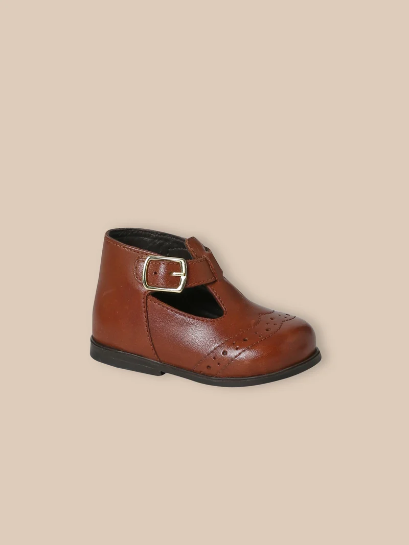 Babyschuhe, Mary Janes, Leder