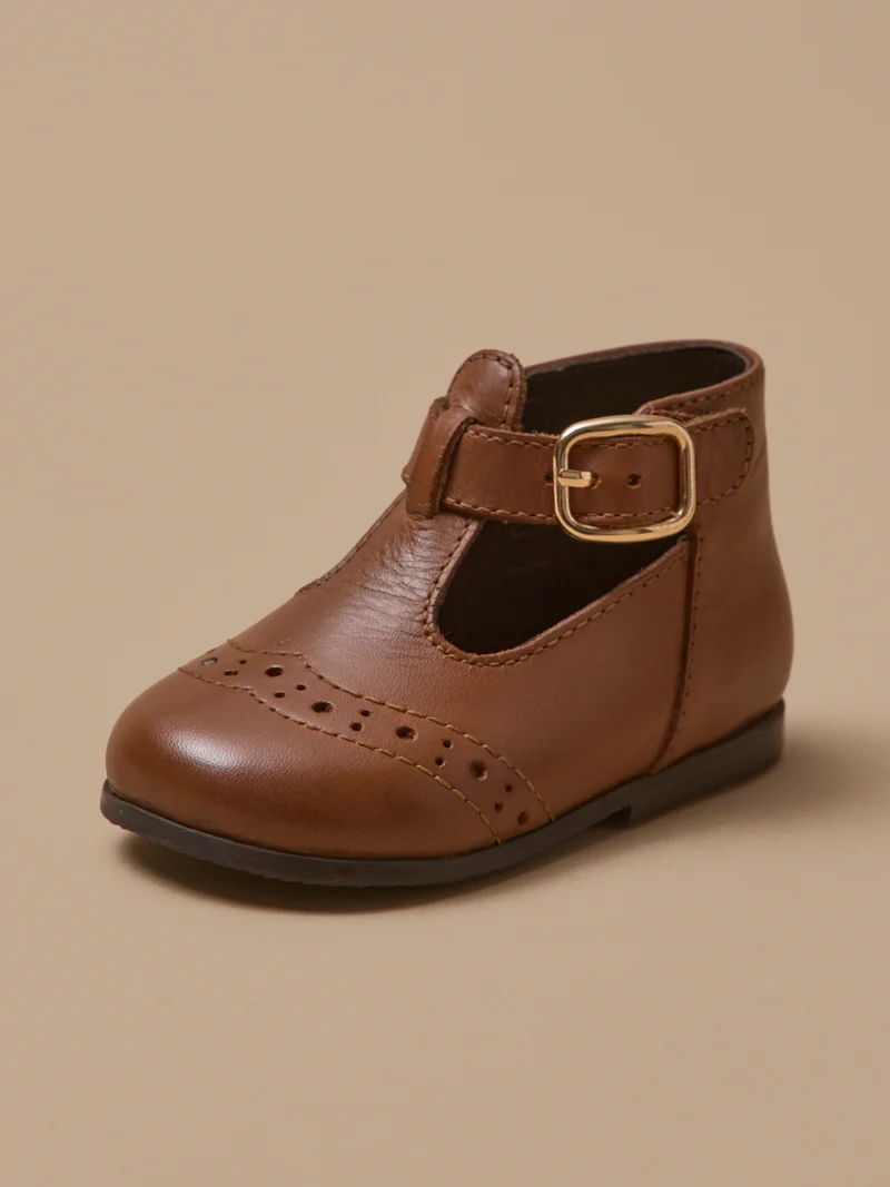 Babyschuhe, Mary Janes, Leder