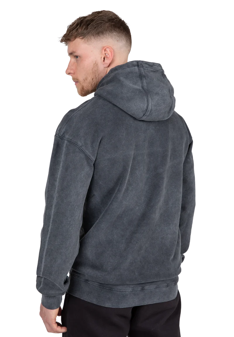 Crowley Men's Oversized Hoodie - Washed Gray