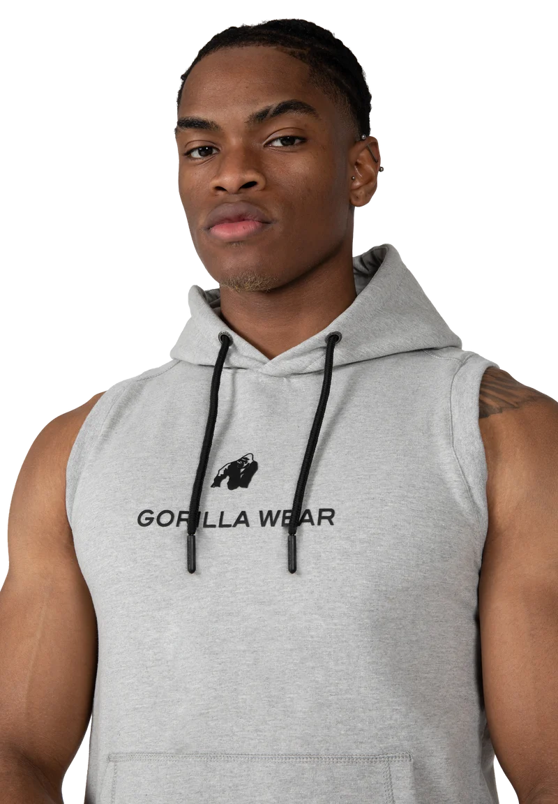Lincoln Sleeveless Hoodie - Gray
