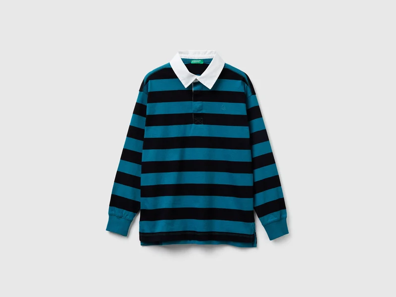 Gestreiftes Poloshirt aus Baumwolle