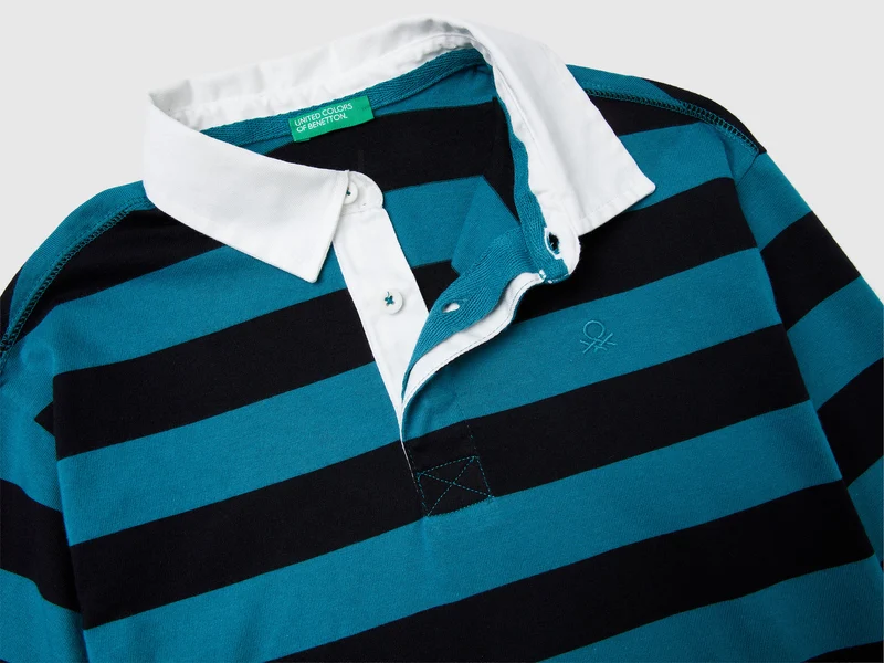 Gestreiftes Poloshirt aus Baumwolle