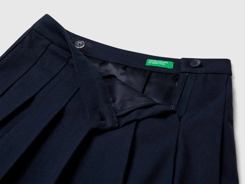 Faltenrock aus Flanell