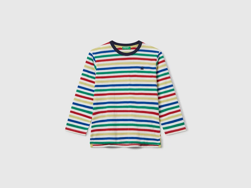 Gestreiftes Langarm-T-Shirt