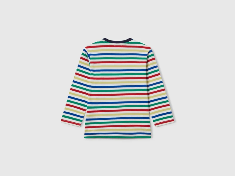 Gestreiftes Langarm-T-Shirt
