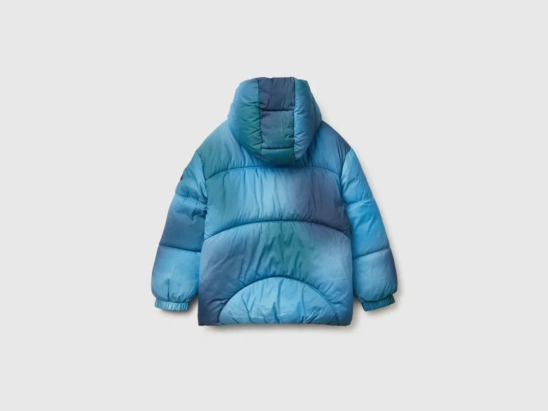Wattierte Jacke aus schattiertem Nylon