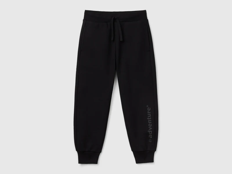 Warme Sweatstoffhose mit Print