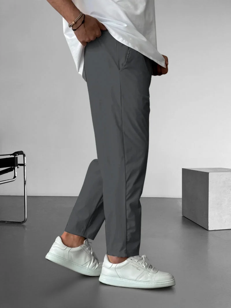 Elegant Tapered Drawstring Pants