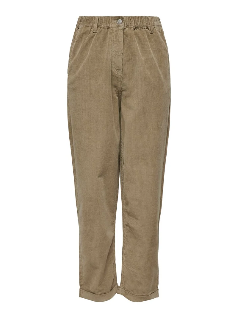 ONLFLORA MW ELA CORD CAROT PANT PNT NOOS