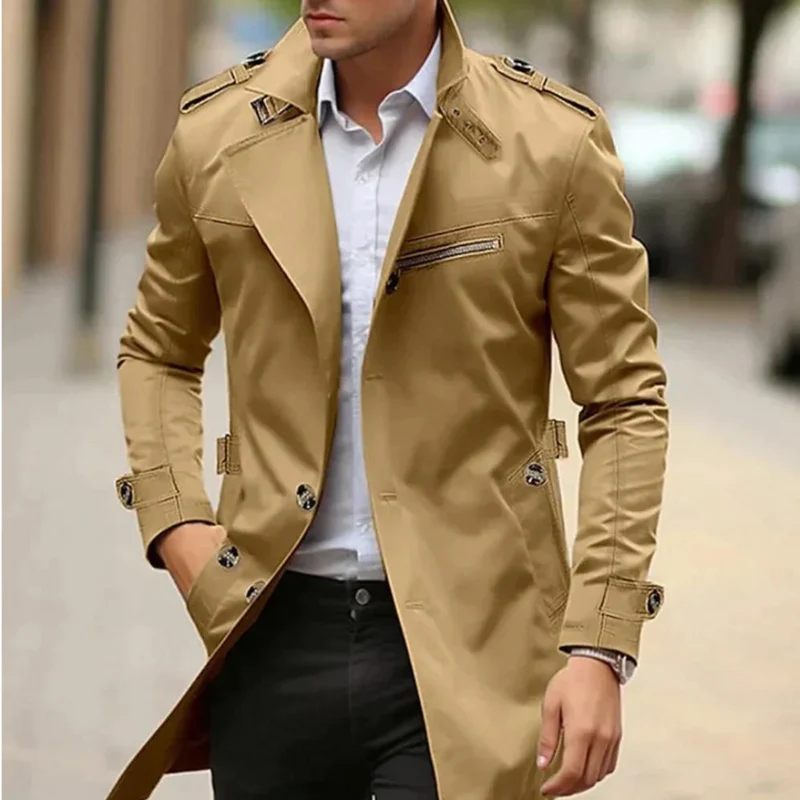 Elegant Men's Trenchcoat