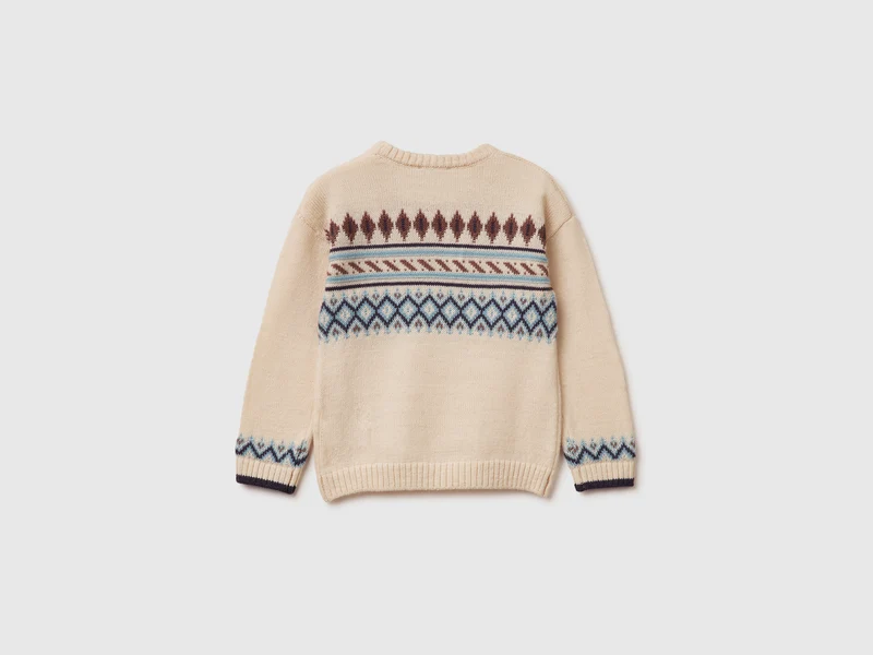Jacquard-Pullover