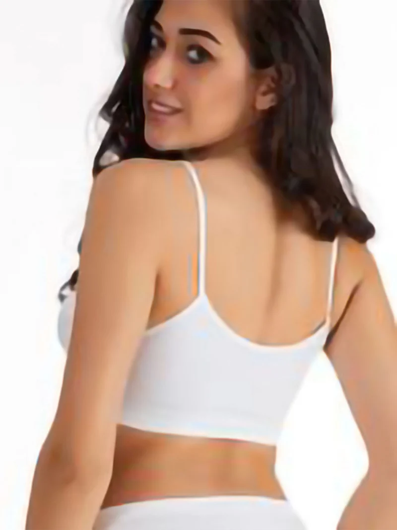 Brassiere donna in microfibra - bianco