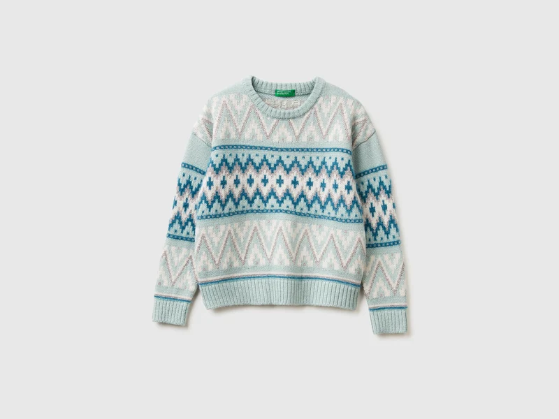 Jacquard-Pullover