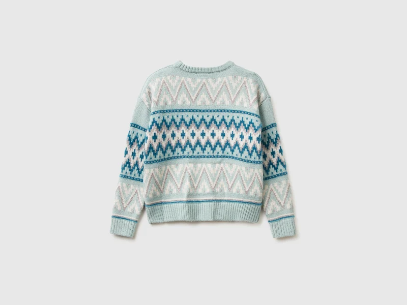Jacquard-Pullover