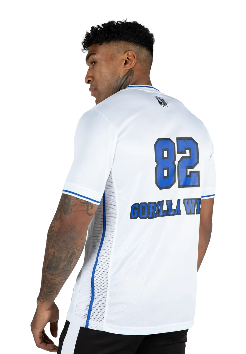 San Mateo T-Shirt - White/Blue