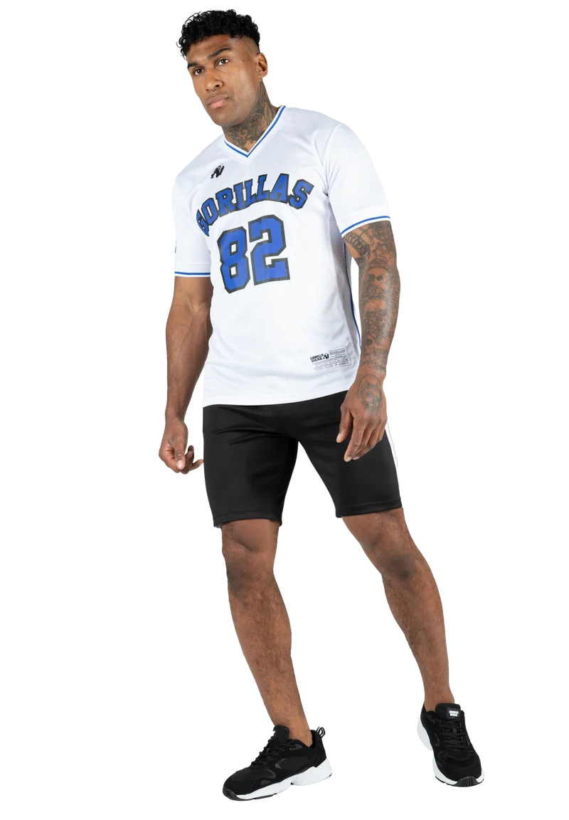 San Mateo T-Shirt - White/Blue