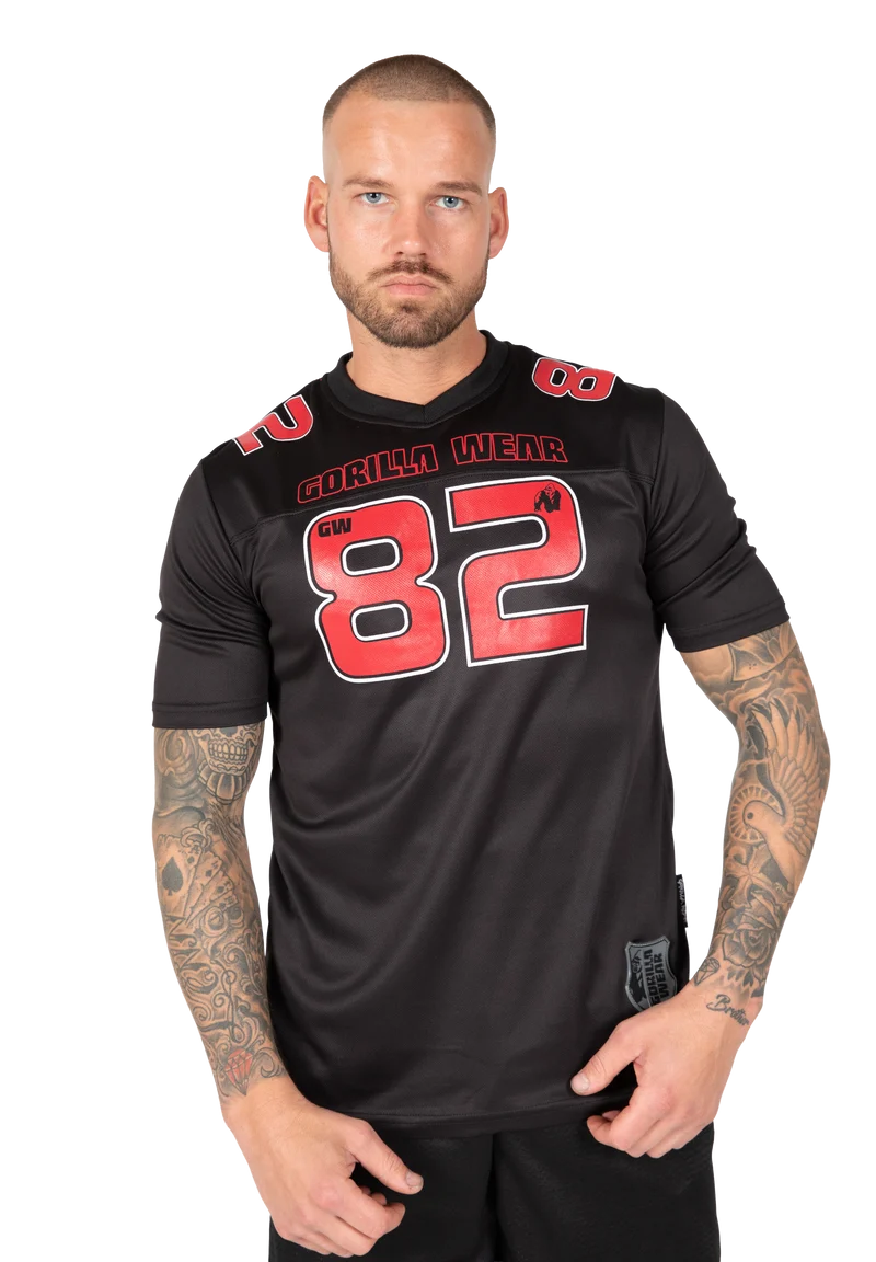 Fresno T-Shirt - Black/Red