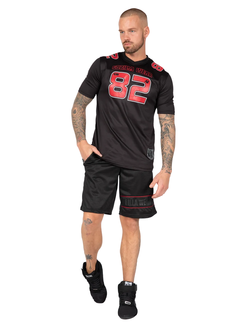 Fresno T-Shirt - Black/Red