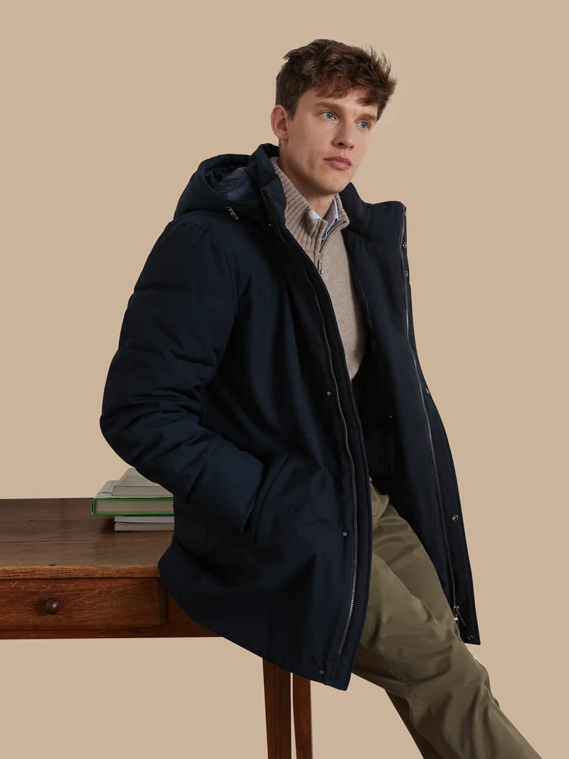 Herren-Parka mit Innenfutter