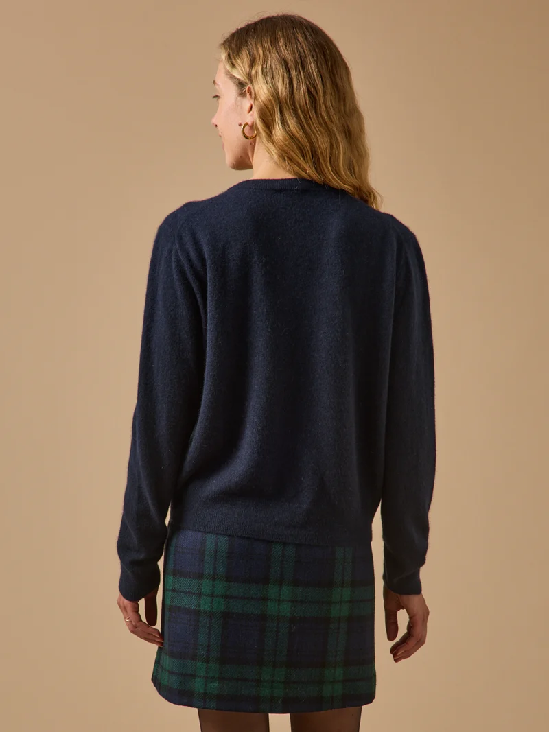 Geknöpfter Damen-Cardigan - Cashmere-Kollektion