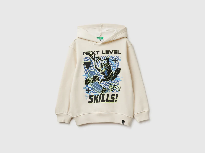 Sweatshirt mit Gamer-Print