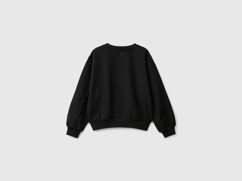 Sweater mit Applikation mit Schmuck-Effekt