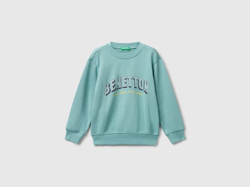 Sweatshirt mit normaler Passform und Aufdruck