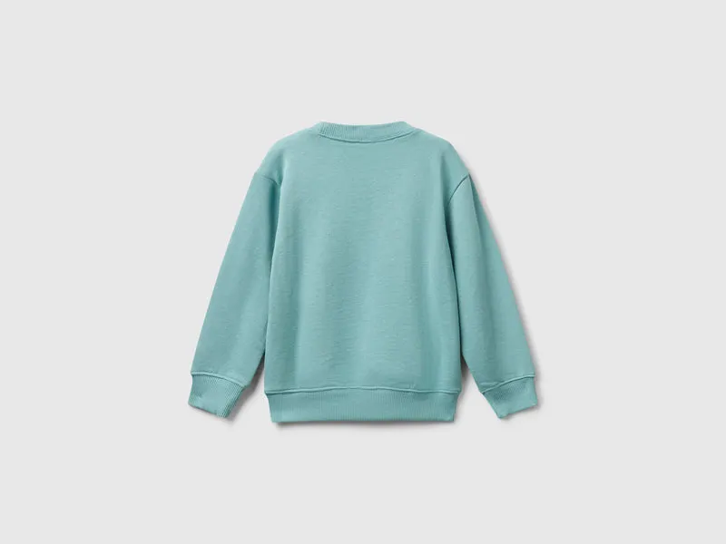 Sweatshirt mit normaler Passform und Aufdruck