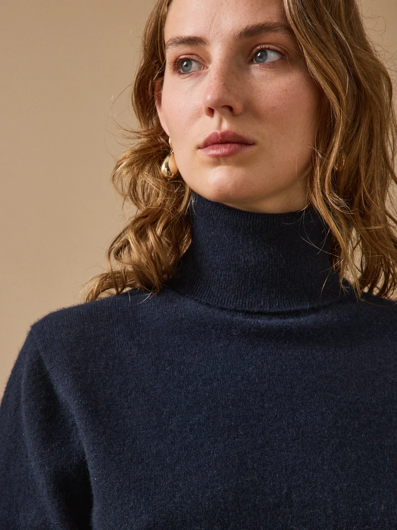 Damen-Rollkragenpullover - Cashmere-Kollektion