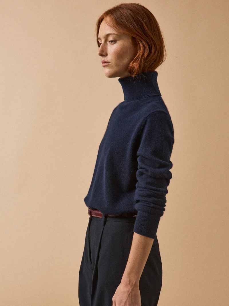 Damen-Rollkragenpullover - Cashmere-Kollektion