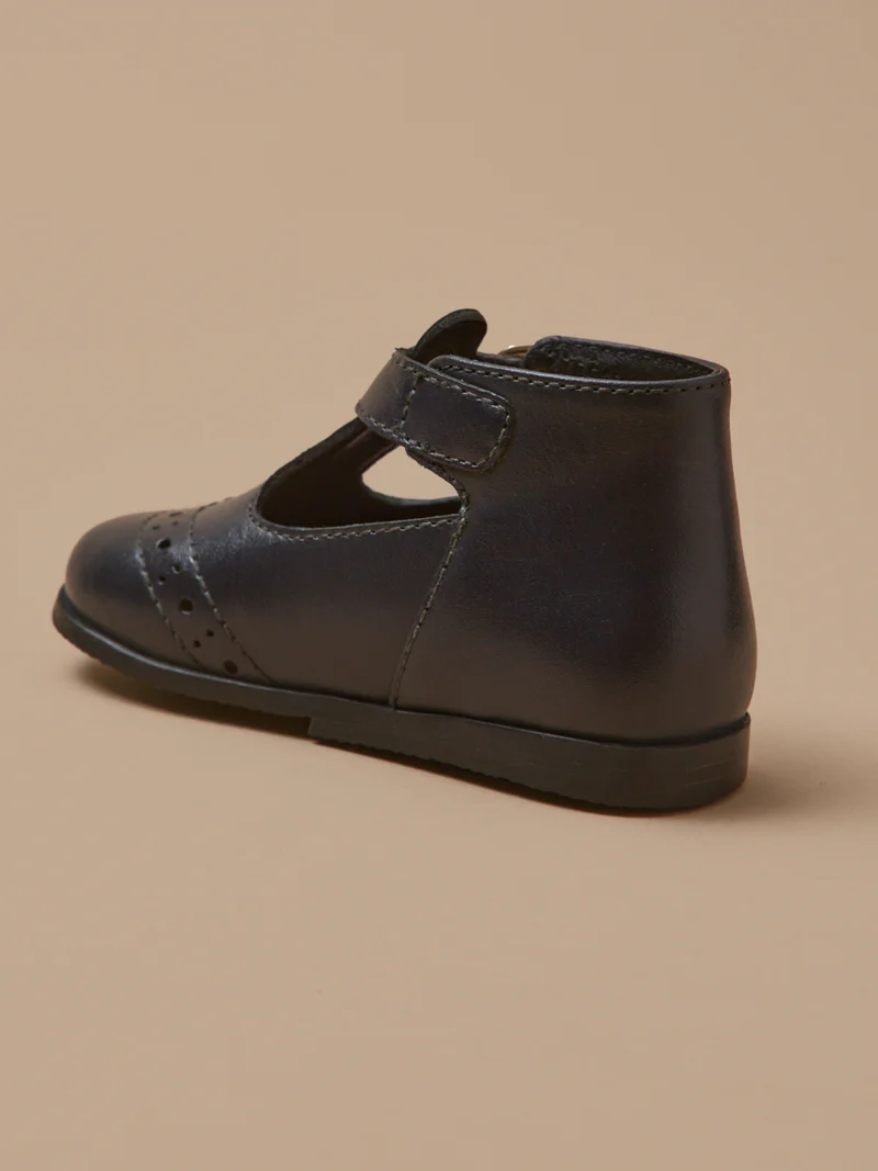 Babyschuhe, Mary Janes, Leder