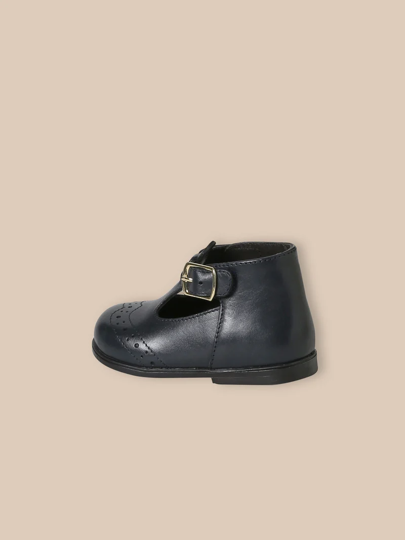 Babyschuhe, Mary Janes, Leder