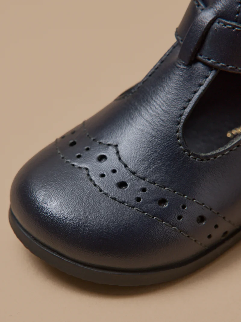 Babyschuhe, Mary Janes, Leder