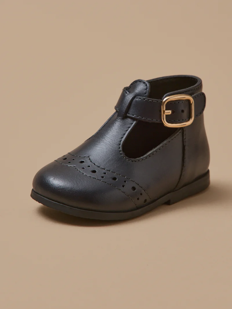 Babyschuhe, Mary Janes, Leder