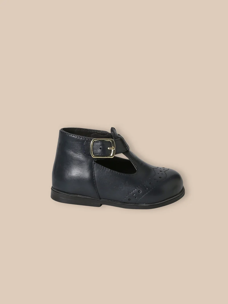 Babyschuhe, Mary Janes, Leder