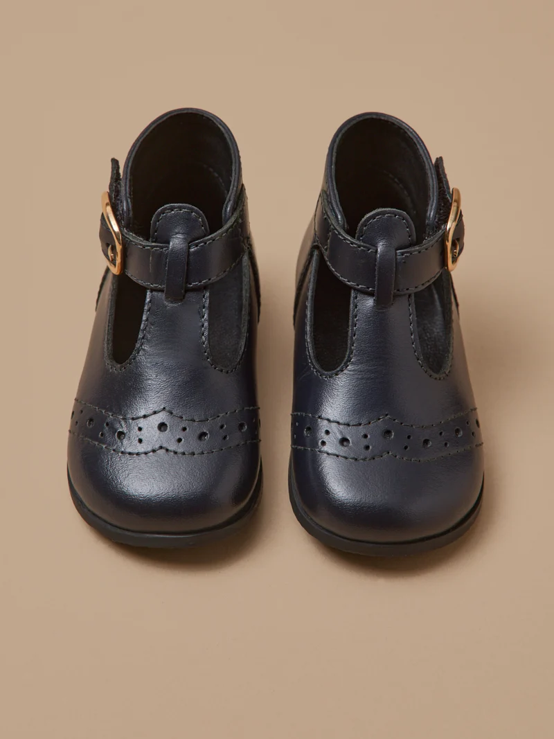 Babyschuhe, Mary Janes, Leder