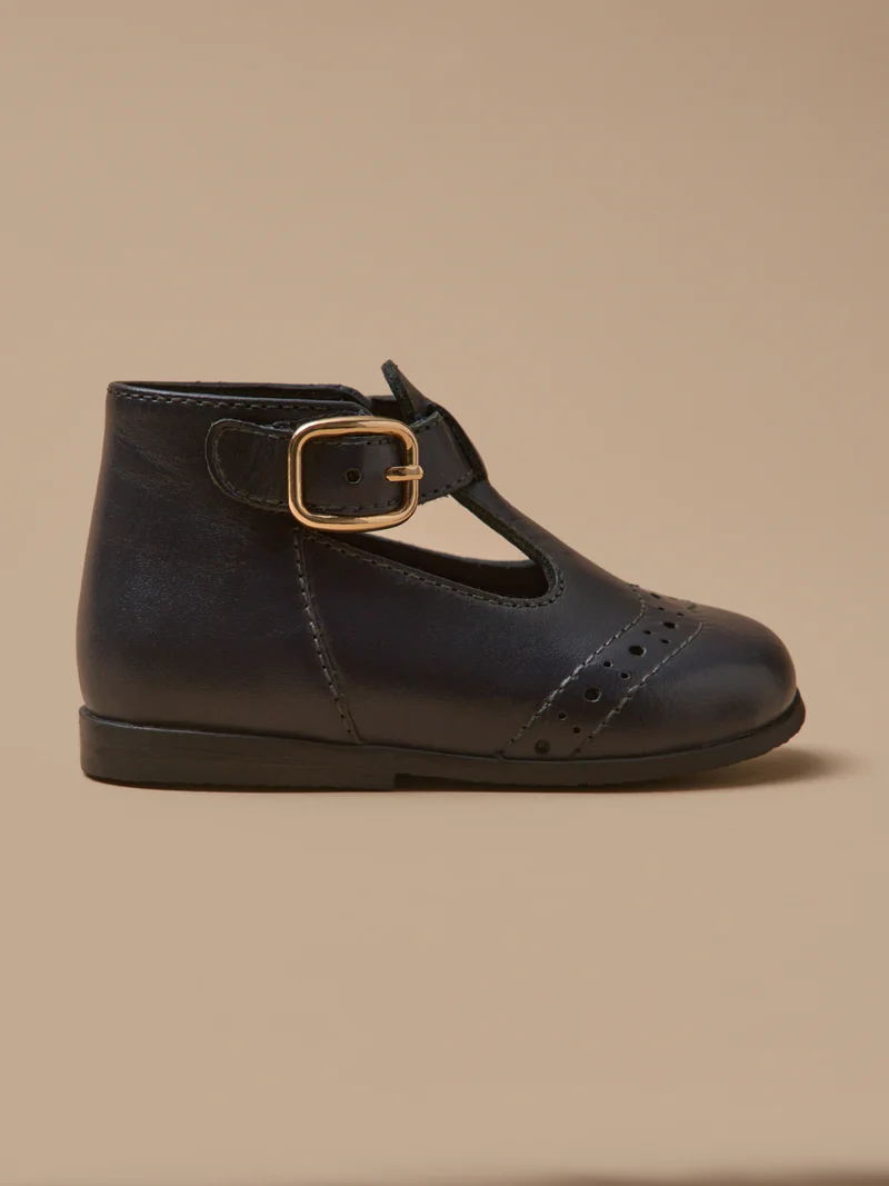 Babyschuhe, Mary Janes, Leder