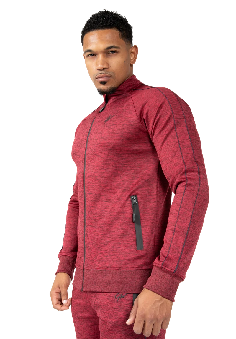 Wenden Track Jacket - Burgundy
