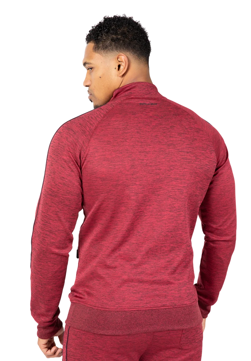 Wenden Track Jacket - Burgundy