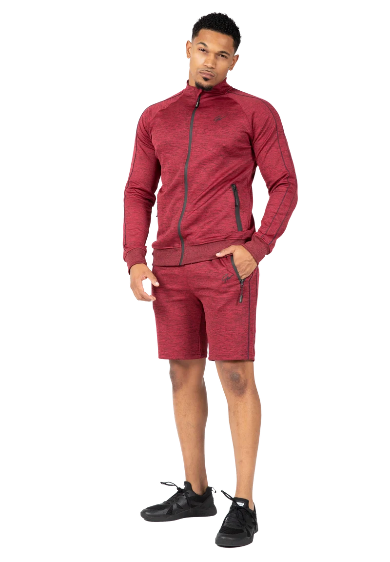 Wenden Track Jacket - Burgundy